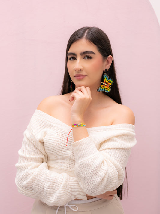 MARIPOSA MIYUKI FANTASIA NARANJA