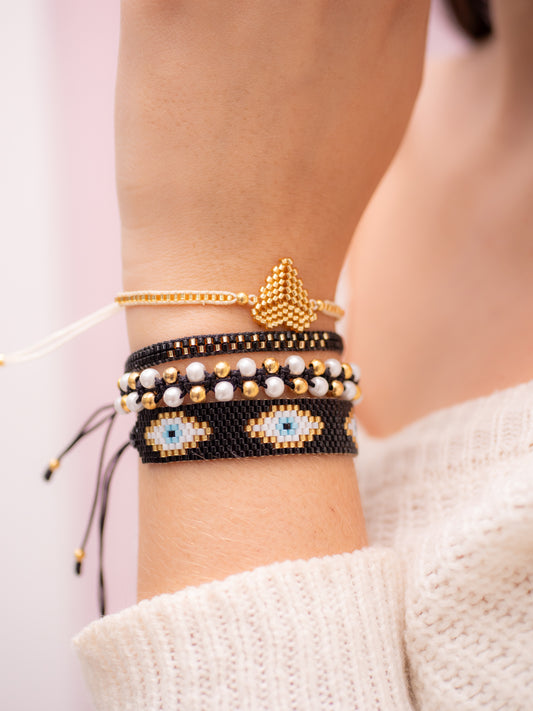 PULSERA MIYUKI ESCUDO DE LUZ