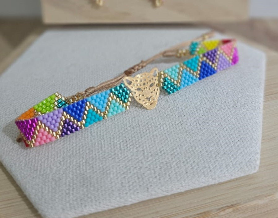 PULSERA MIYUKI LEOPARDO