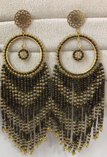 ARETES CASCADA ETNIA DORADA