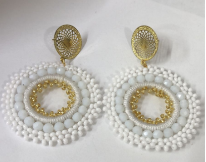 ARO FORRADO MURANO BLANCO