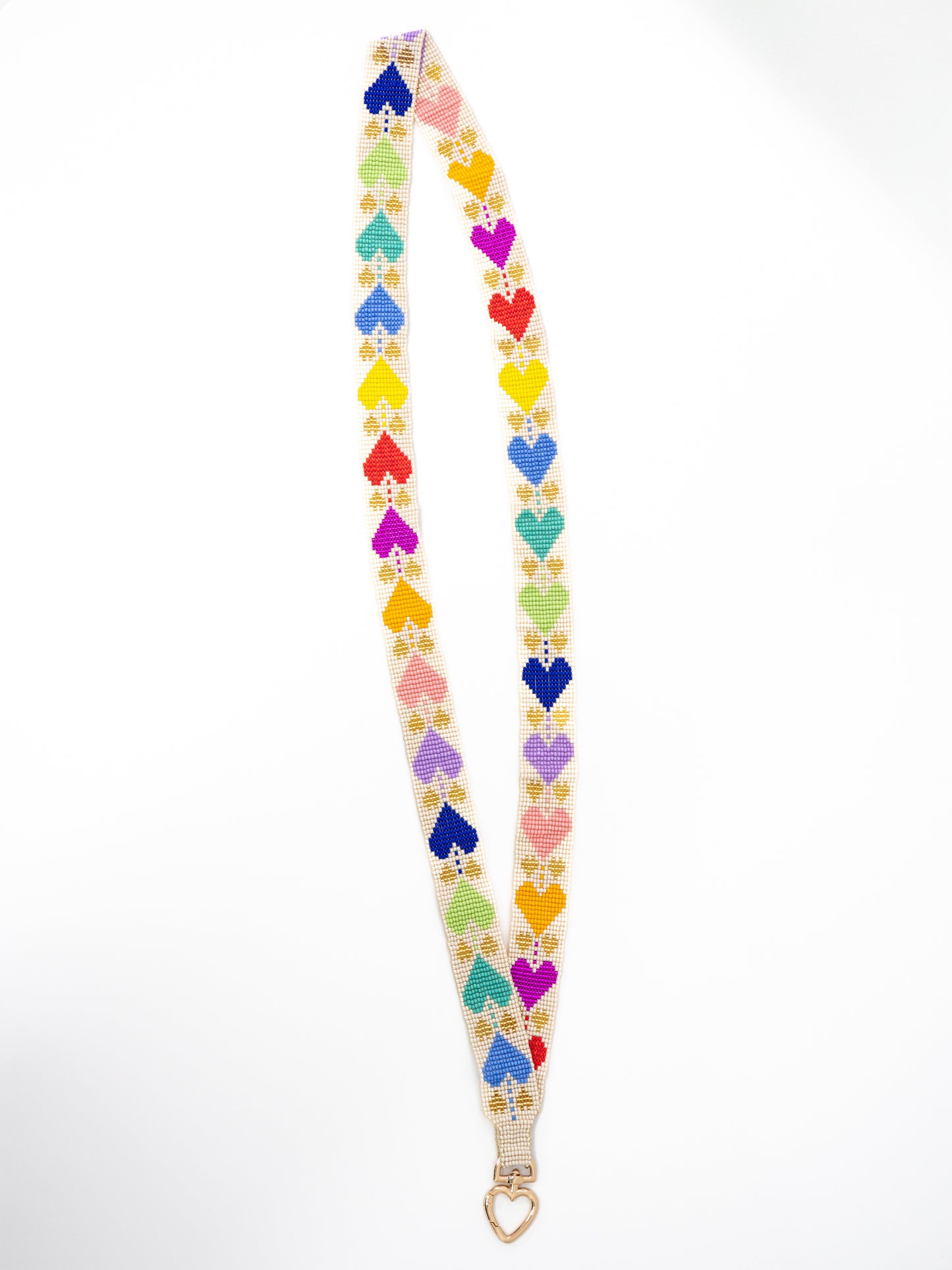 PORTACELULAR CORAZONES MULTICOLOR