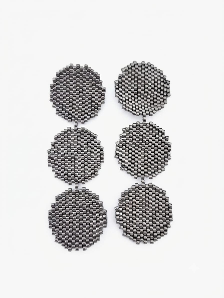 Aretes Círculos Triples en Miyuki